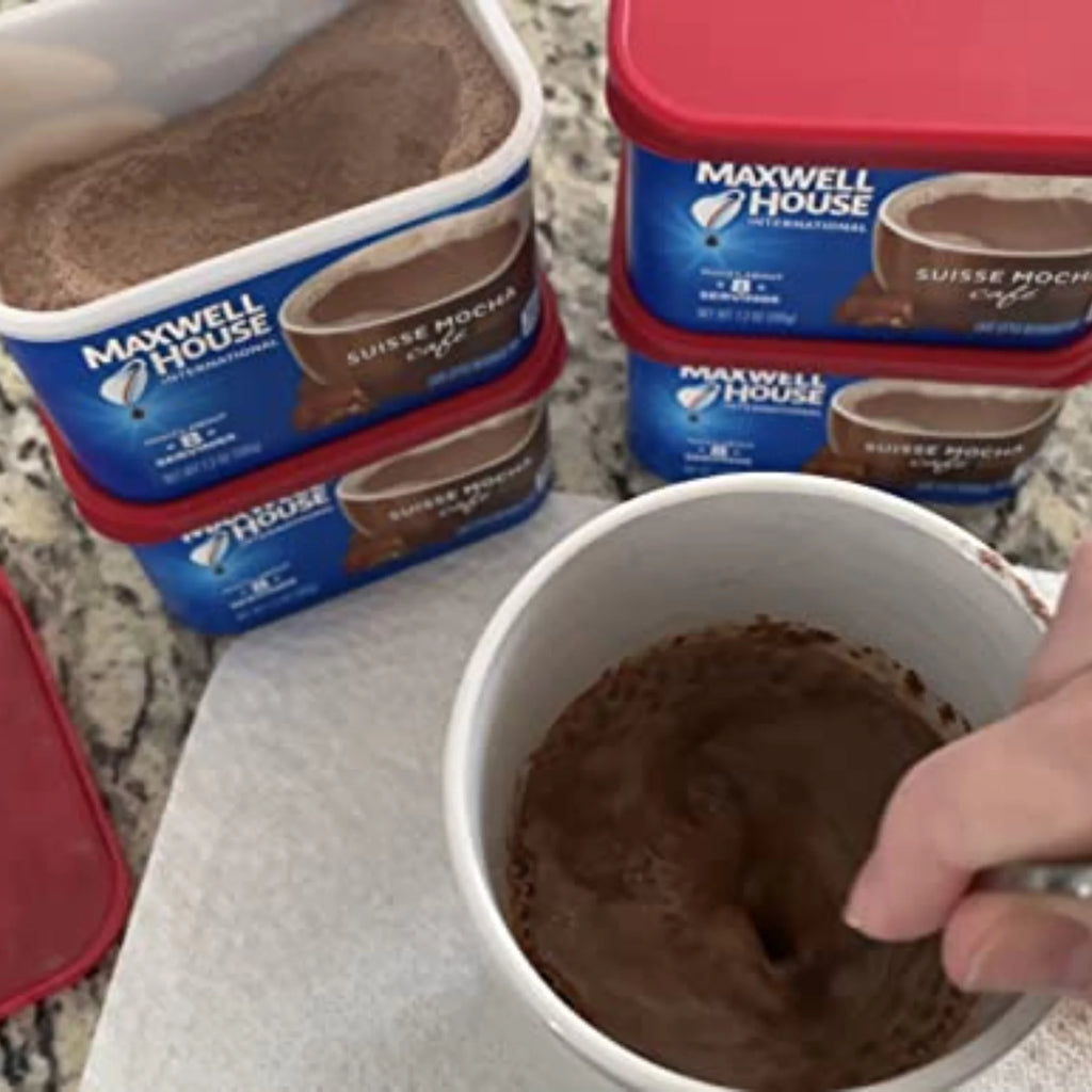 Caffeine-Free Suisse Mocha Instant Coffee, 8 Servings, Pack of 2 F456872