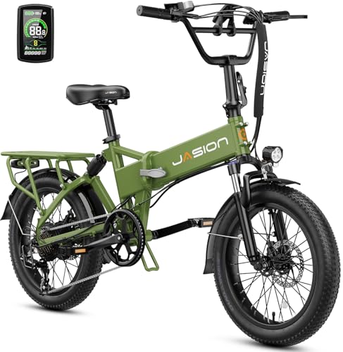 Folding Electric Bike for Adults, 1200W Peak Motor, 28MPH Max Speed, 48V 10AH Removable Battery, 20" Fat Tire M840673