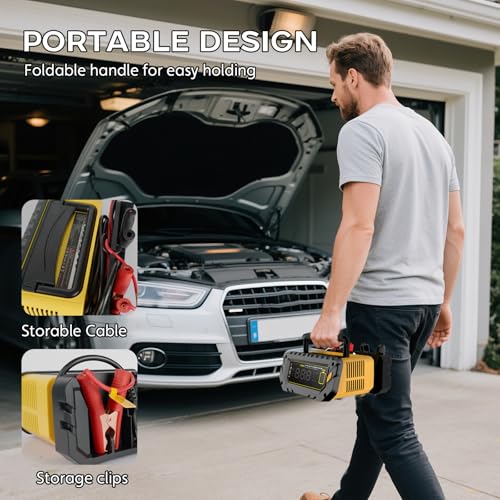 12V 24V 10-Stage Smart Battery Charger and Maintainer B154