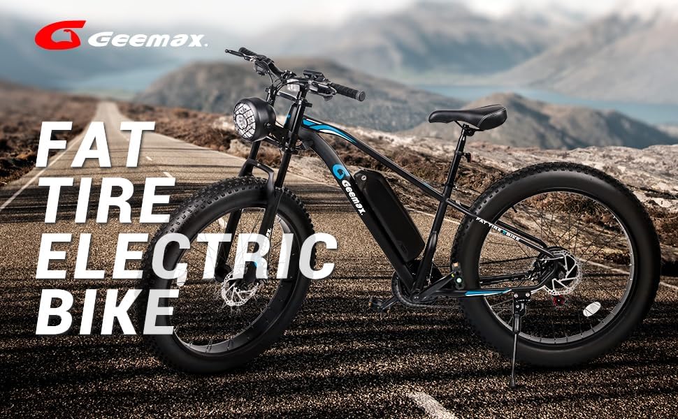 Electric Bike for Adults, 26" Fat Tire, 500W, 25 MPH H61396