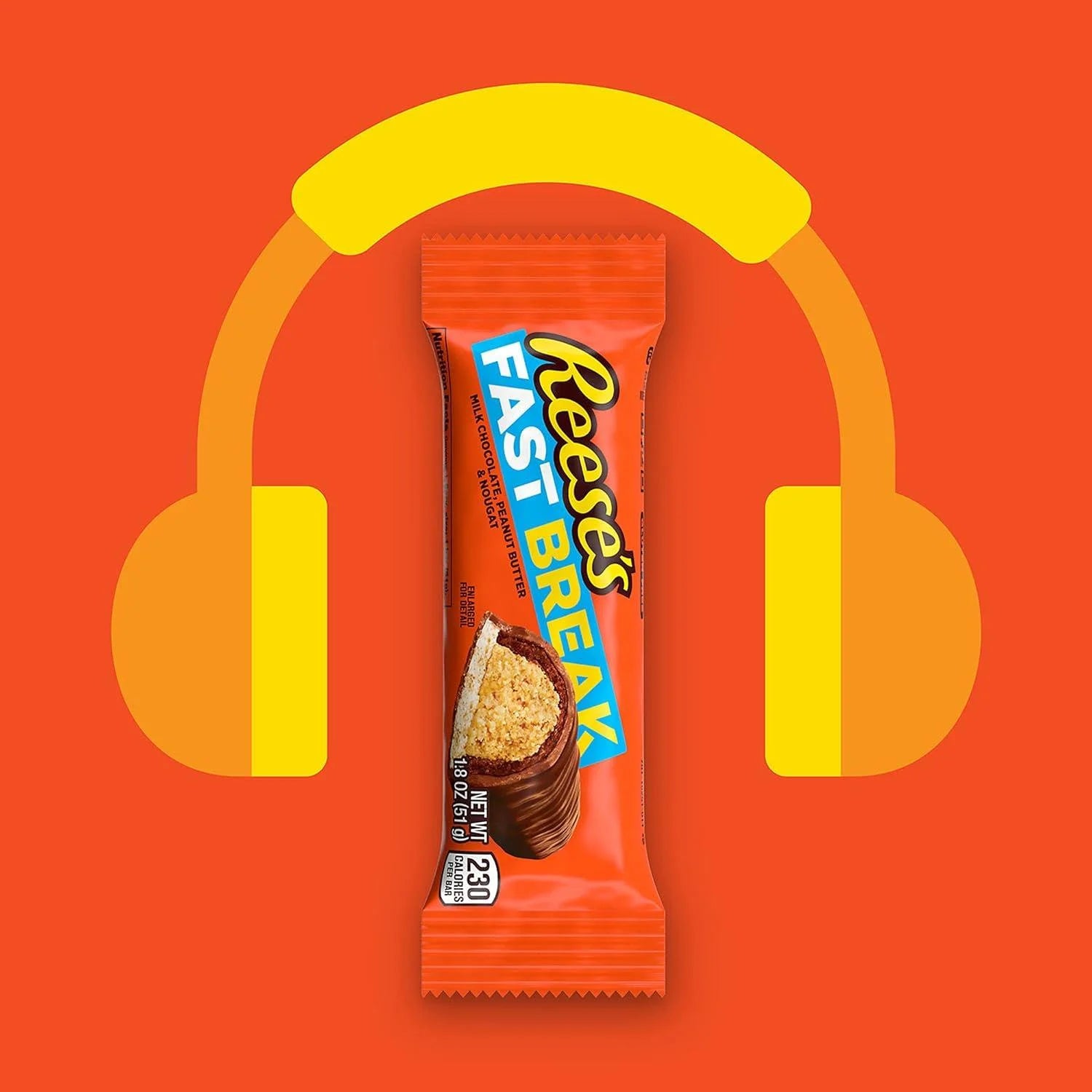 Peanut Butter Nougat Candy Bars 8 Pack K741