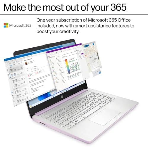 14" Ultrabook, Intel 4-Core, 32GB RAM, 1.6TB Storage, Wi-Fi 6, 12 Hr Battery, Lavender, Win 11 Y112