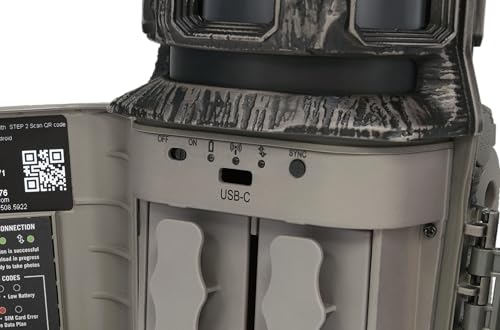 Hunting Cellular Trail Camera 36MP 1080P Video 360-Degree Panoramic View H633