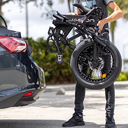 Folding Electric Bike for Adults, 1200W Peak Motor, 28MPH Max Speed, 48V 10AH Removable Battery, 20" Fat Tire M840673