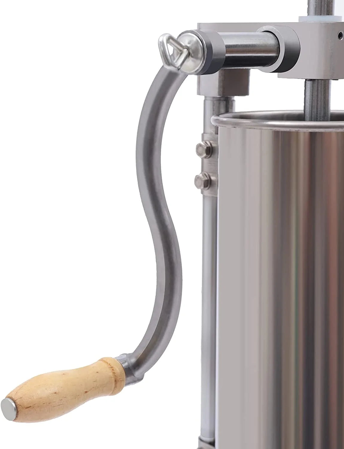 Portable 7lb 3L Manual Sausage Stuffer, 2 Speed Vertical Stainless Steel G2475