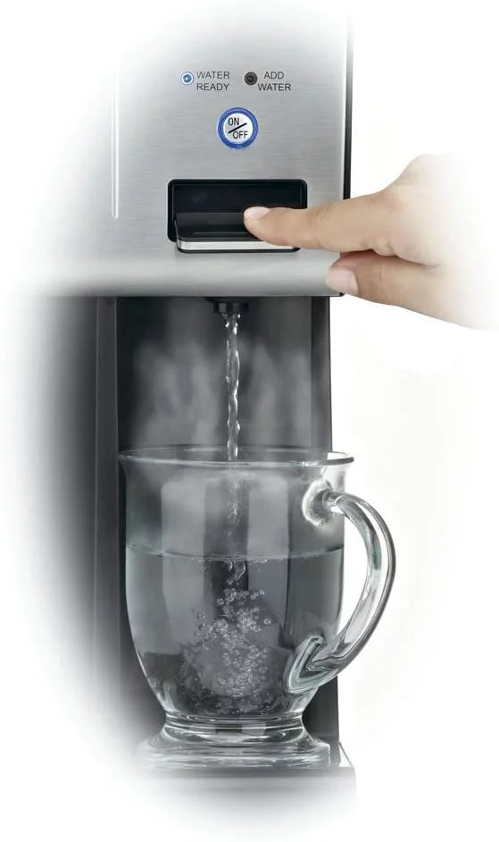 12-Cup Programmable Coffeemaker with Hot Water System, Black/Stainless D553
