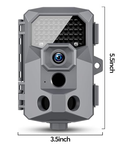 4K 48MP Trail Camera with Night Vision and Motion Activation V521736