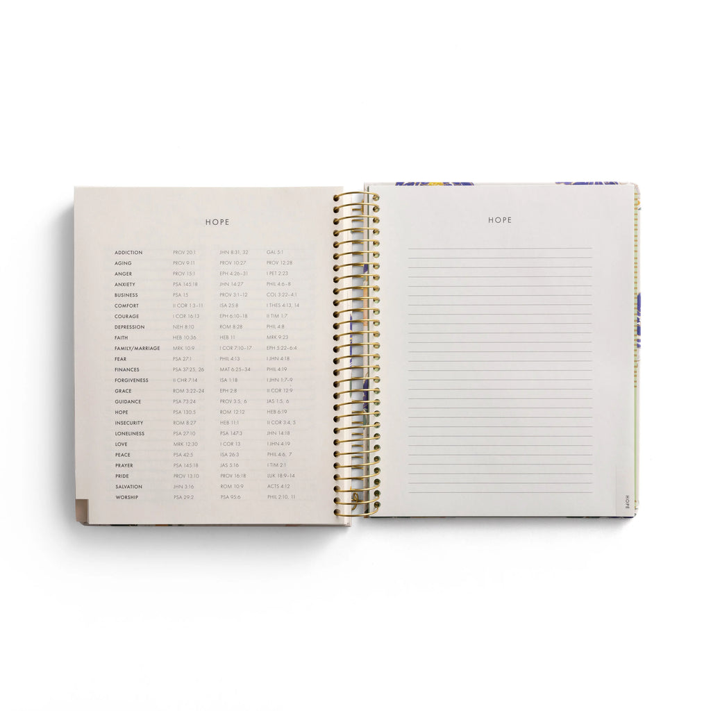 Floral Devotional Planner, 18 Month Spiral Bound G86205