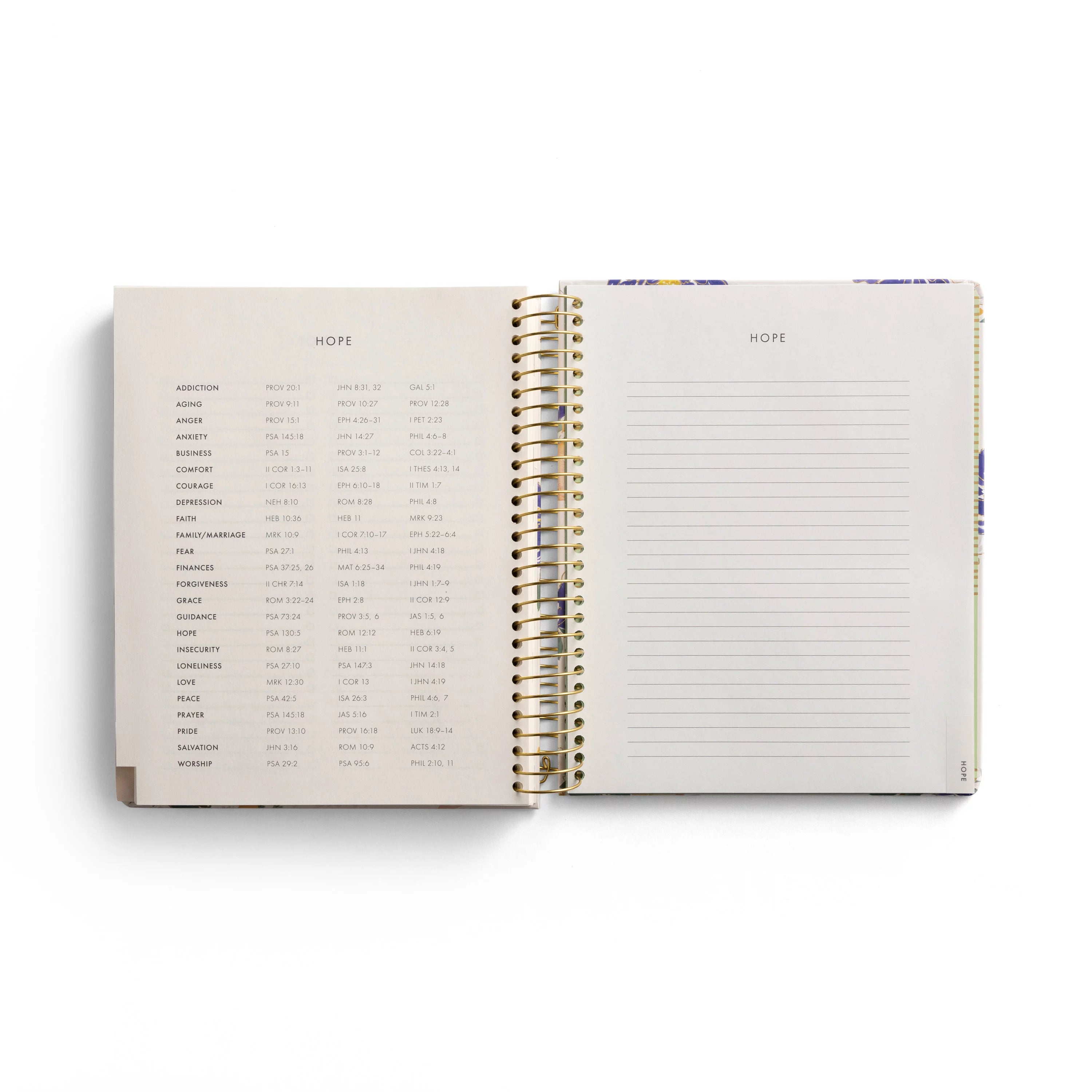 Floral Devotional Planner, 18 Month Spiral Bound G86205