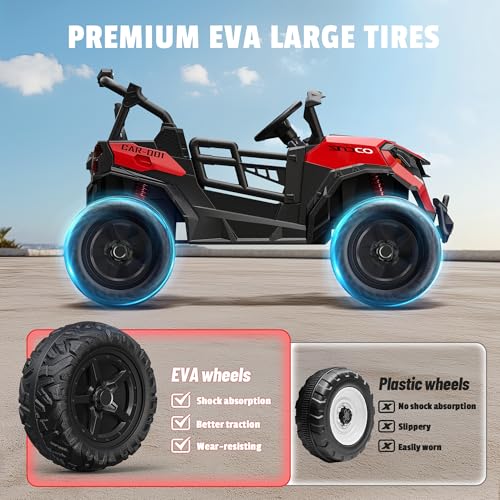 24V 2 Seater Ride on Car Truck, 4WD, Remote Control, Pink P334