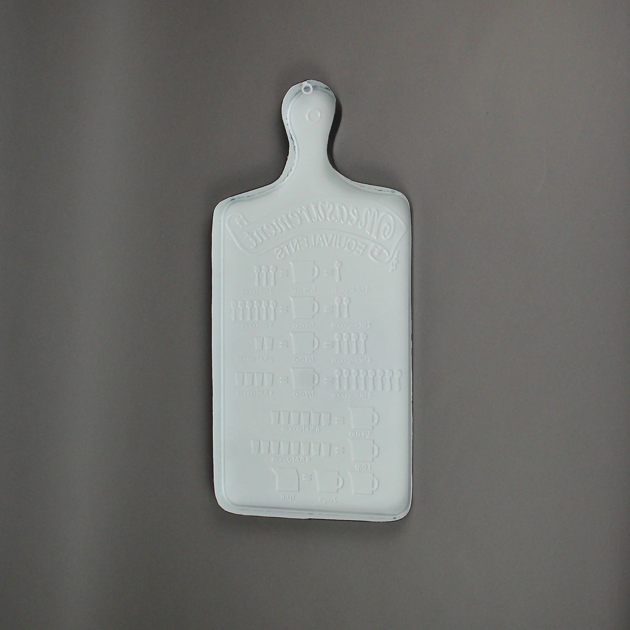 Vintage Measurement Conversion Chart Metal Wall Hanging W5254
