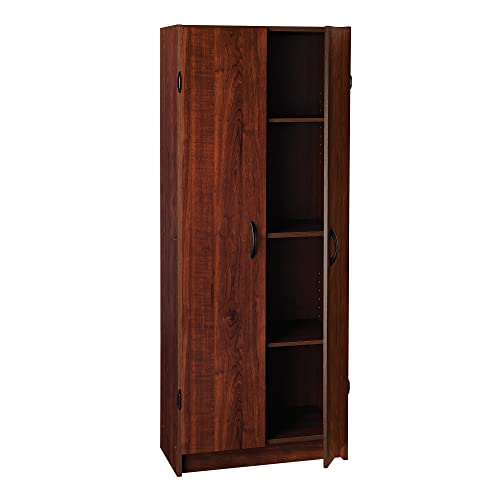 Pantry Cabinet with 2 Doors and Adjustable Shelves, White D388846