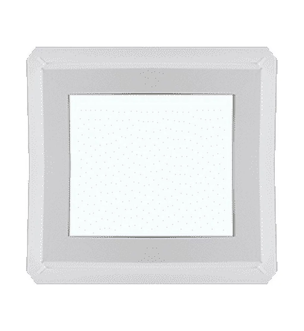 16" x 16" Double Pane Non-Opening Window Tempered Low-E Glass White Vinyl Frame Q51334