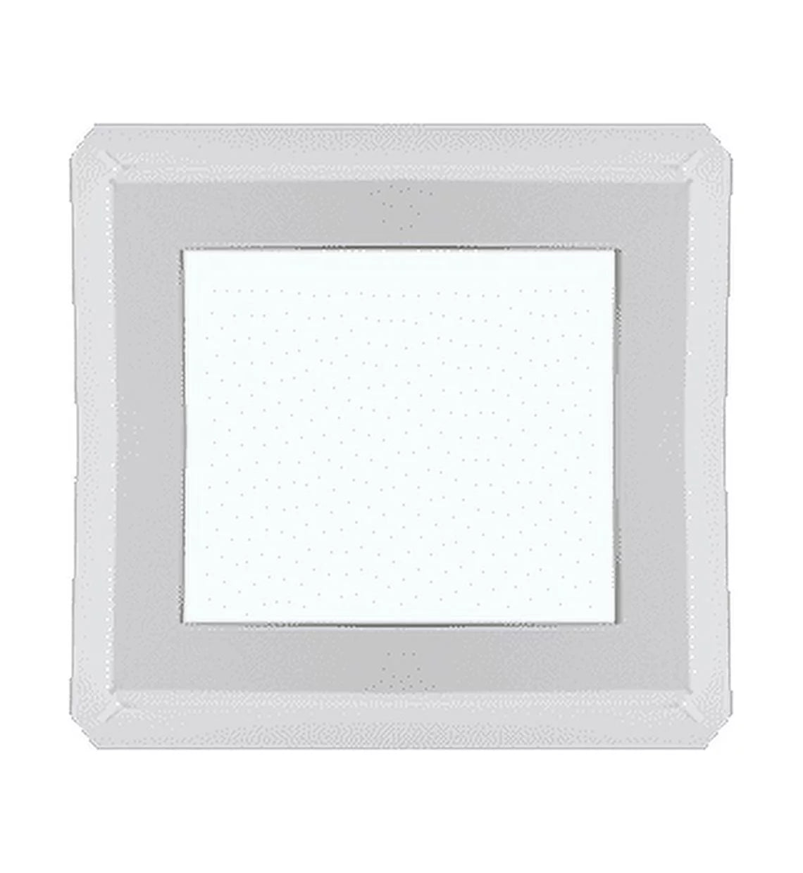 16" x 16" Double Pane Non-Opening Window Tempered Low-E Glass White Vinyl Frame Q51334