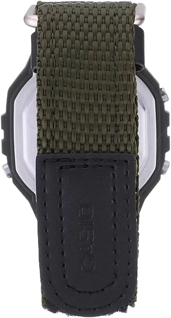 Men's Classic Digital Quartz Green Resin/Nylon Watch F283