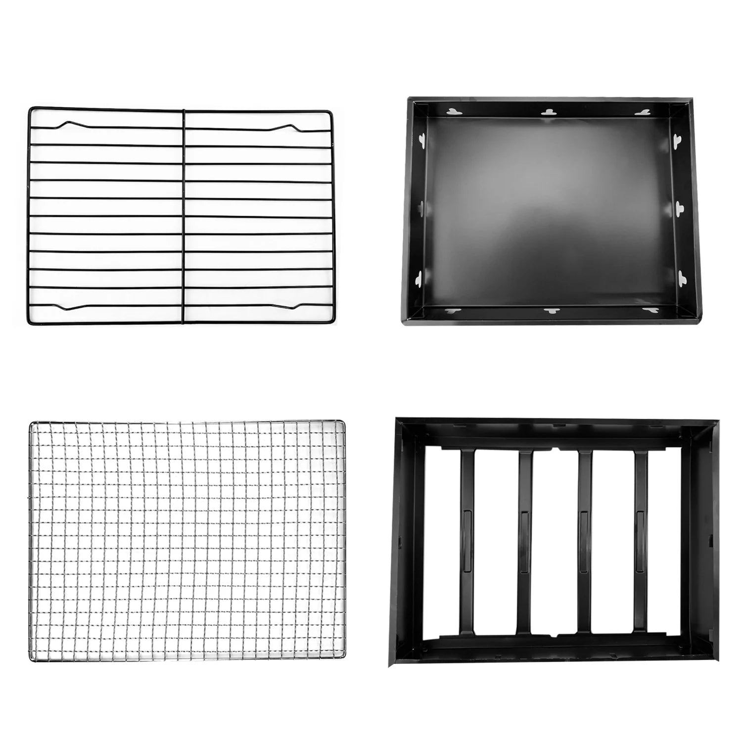 Foldable BBQ Charcoal Grill, Portable Stainless Steel Tabletop Barbecue Y8667