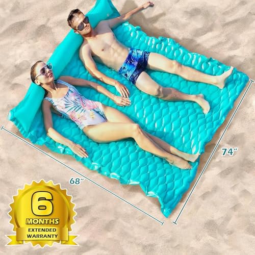 Giant Inflatable Floating Water Mat for Pool Lake Beach H3699