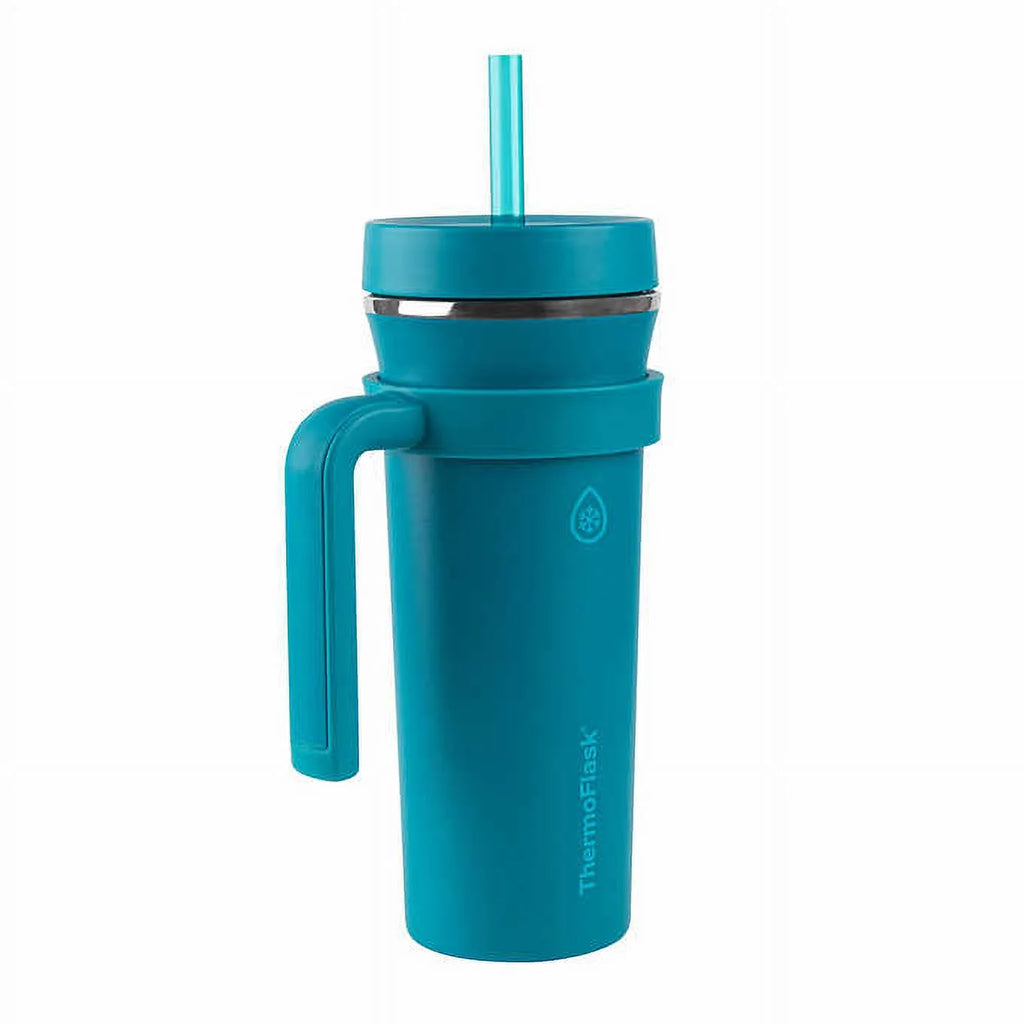 32oz Insulated Straw Tumbler with Handles, 2-Pack A84406