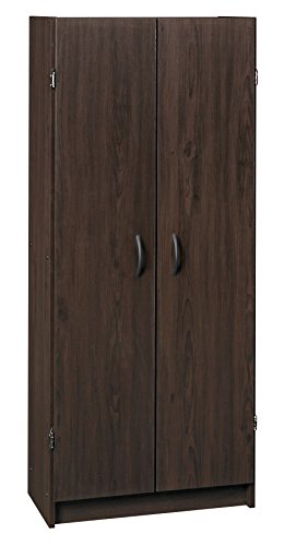 Pantry Cabinet with 2 Doors and Adjustable Shelves, White D388846