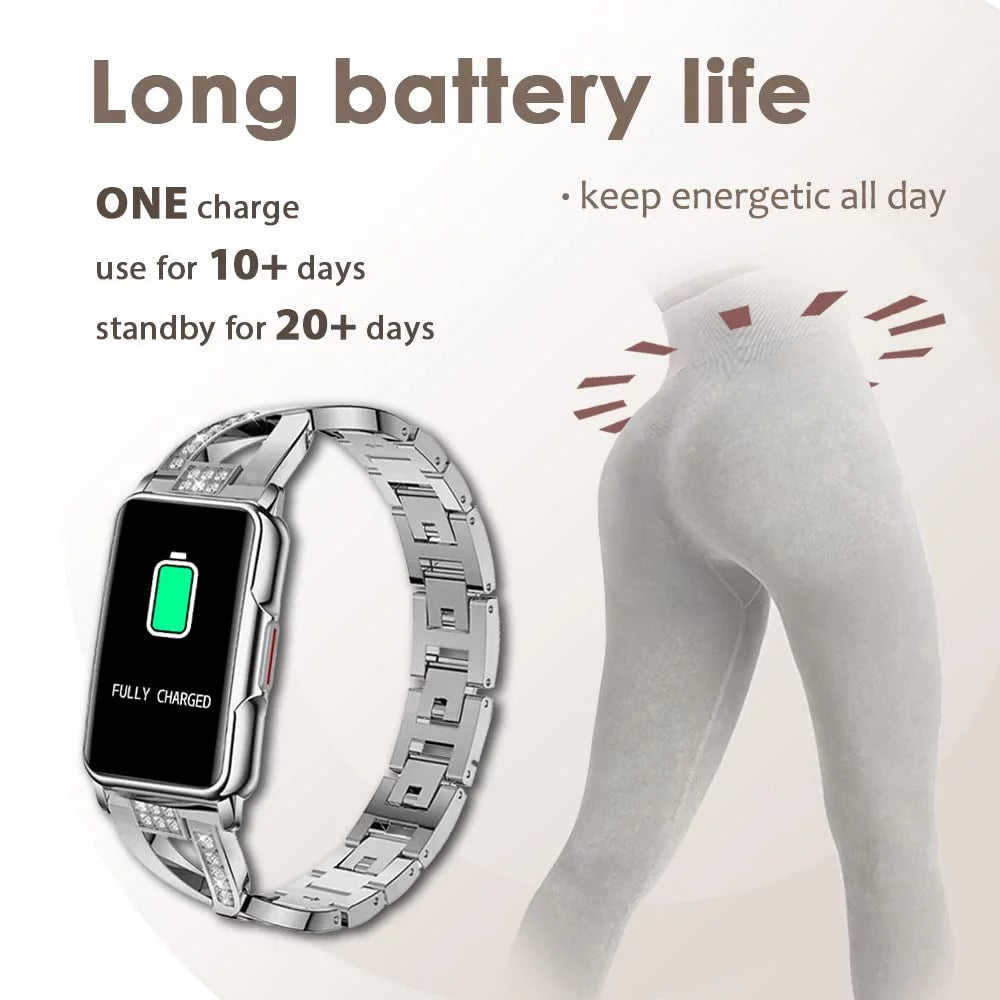Ladies Smartwatch Waterproof Fitness Tracker with Step Counter C50983