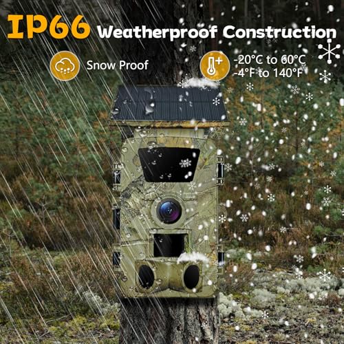 5K WiFi Trail Camera with Night Vision and 64GB SD Card Y120671