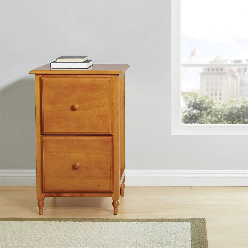 Modern 2 Drawer Wood File Cabinet I2173