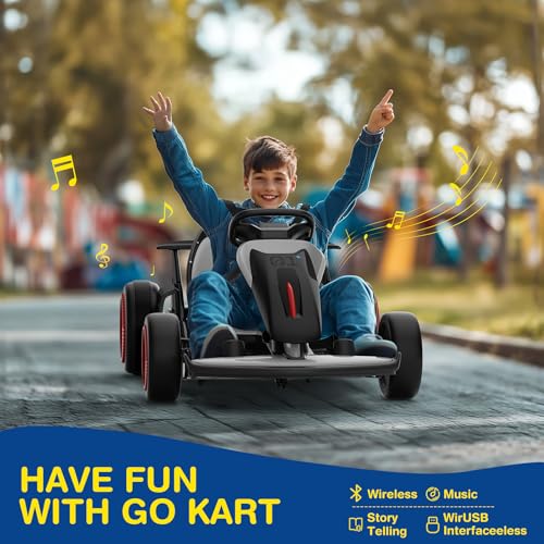 24V Electric Go Kart for Big Kids with 5-Point Safety Belt L11939