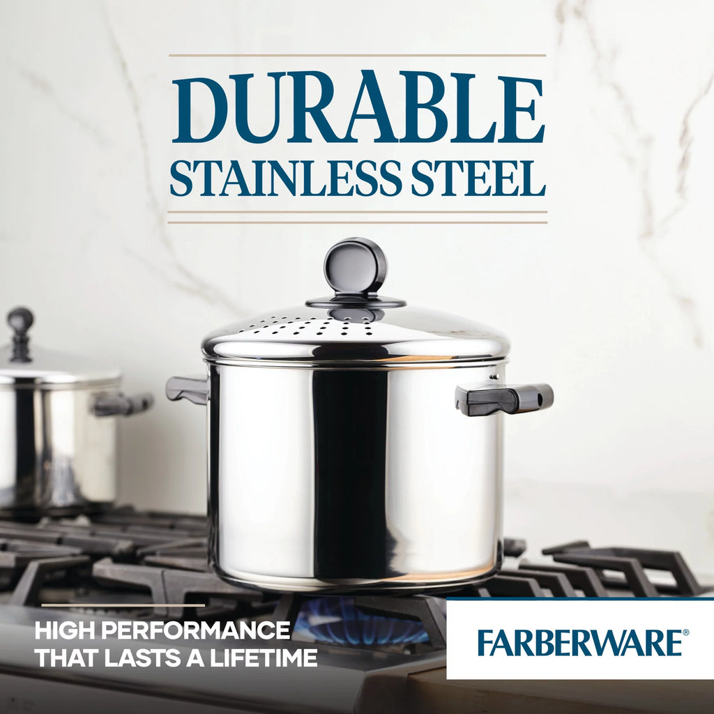 Stainless Steel 8 Quart Stockpot with Lid W836