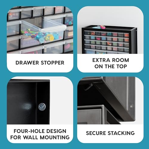 44-Drawer Small Parts Storage Cabinet for Hardware and Craft Supplies I267