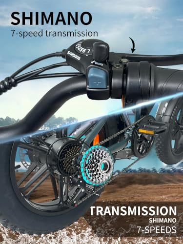 Electric Bike for Adults, 1500W Motor, 30 MPH, Fat Tire, 20 Inch V69186