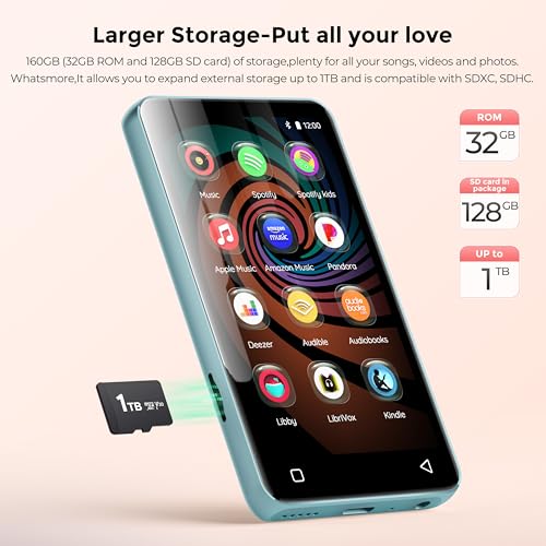 160GB Bluetooth WiFi MP3 Player with 4" Touch Screen E8272