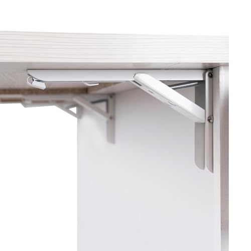 Farmhouse Kitchen Island with Drop Leaf, Barn Door and Wheels O34026