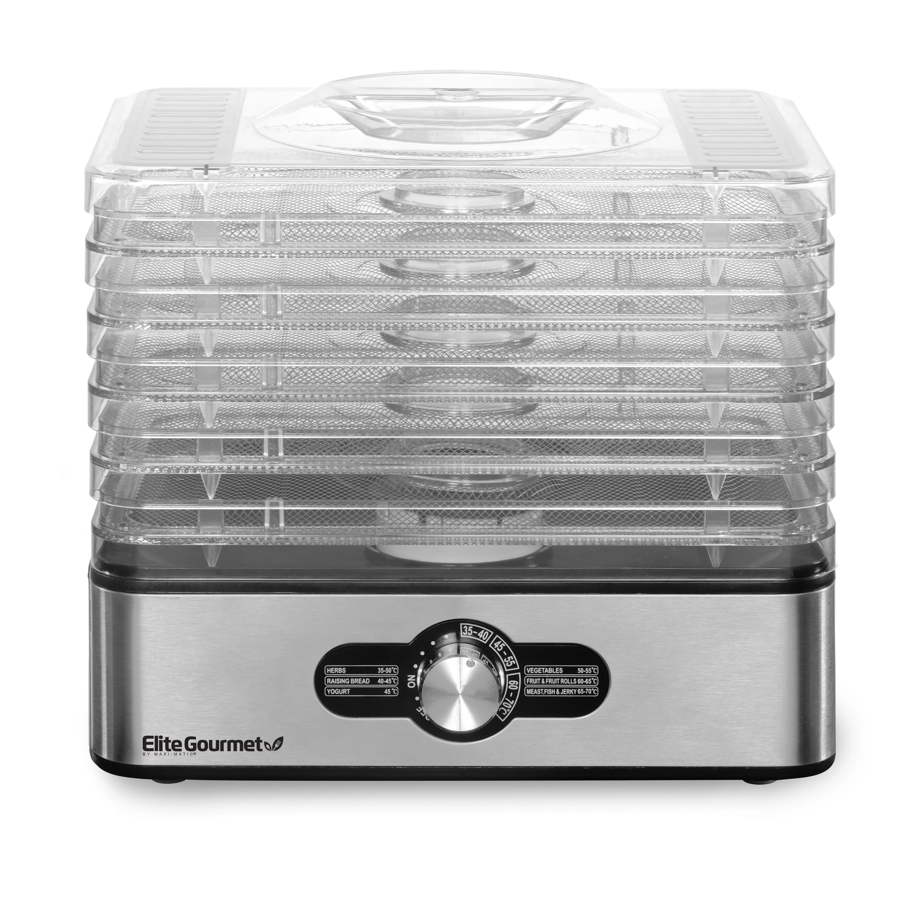 Food Dehydrator with 5 Stainless Steel Trays Q192909