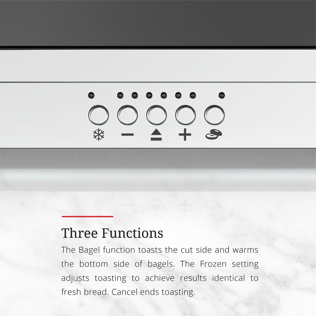 2-Slice Glass Accent Toaster, Black & Silver H6234