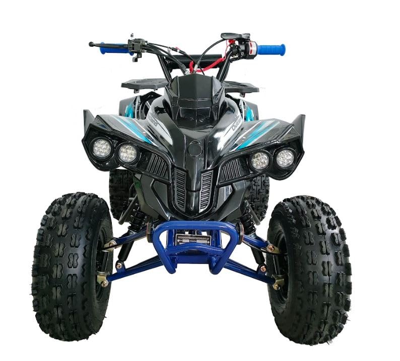 125cc ATV Quad with Reverse, Double Headlights, 19/18 Inch Tires, Green B155511