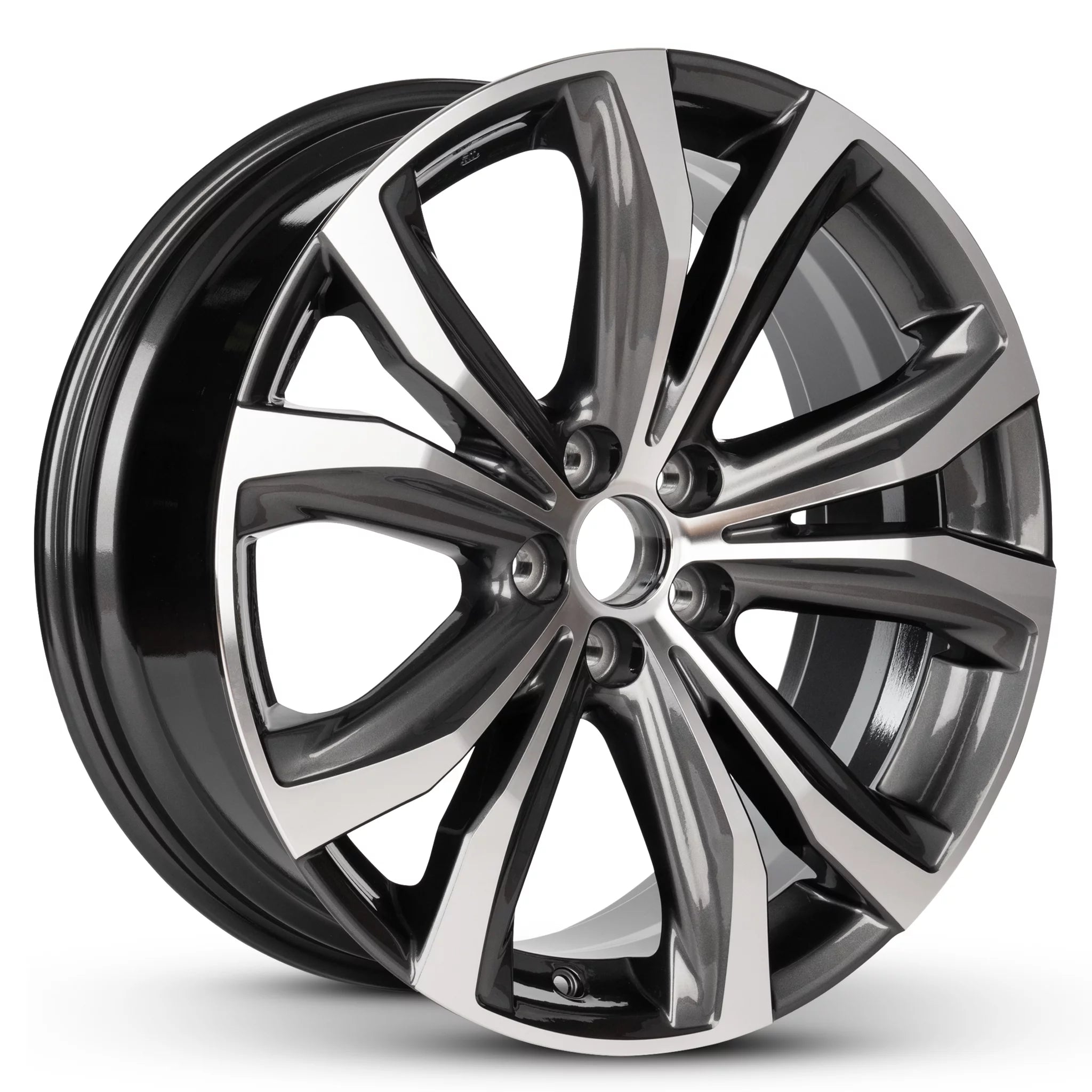 20 Inch Machined Face Painted Inlay Charcoal Rim for Lexus RX350 I95972