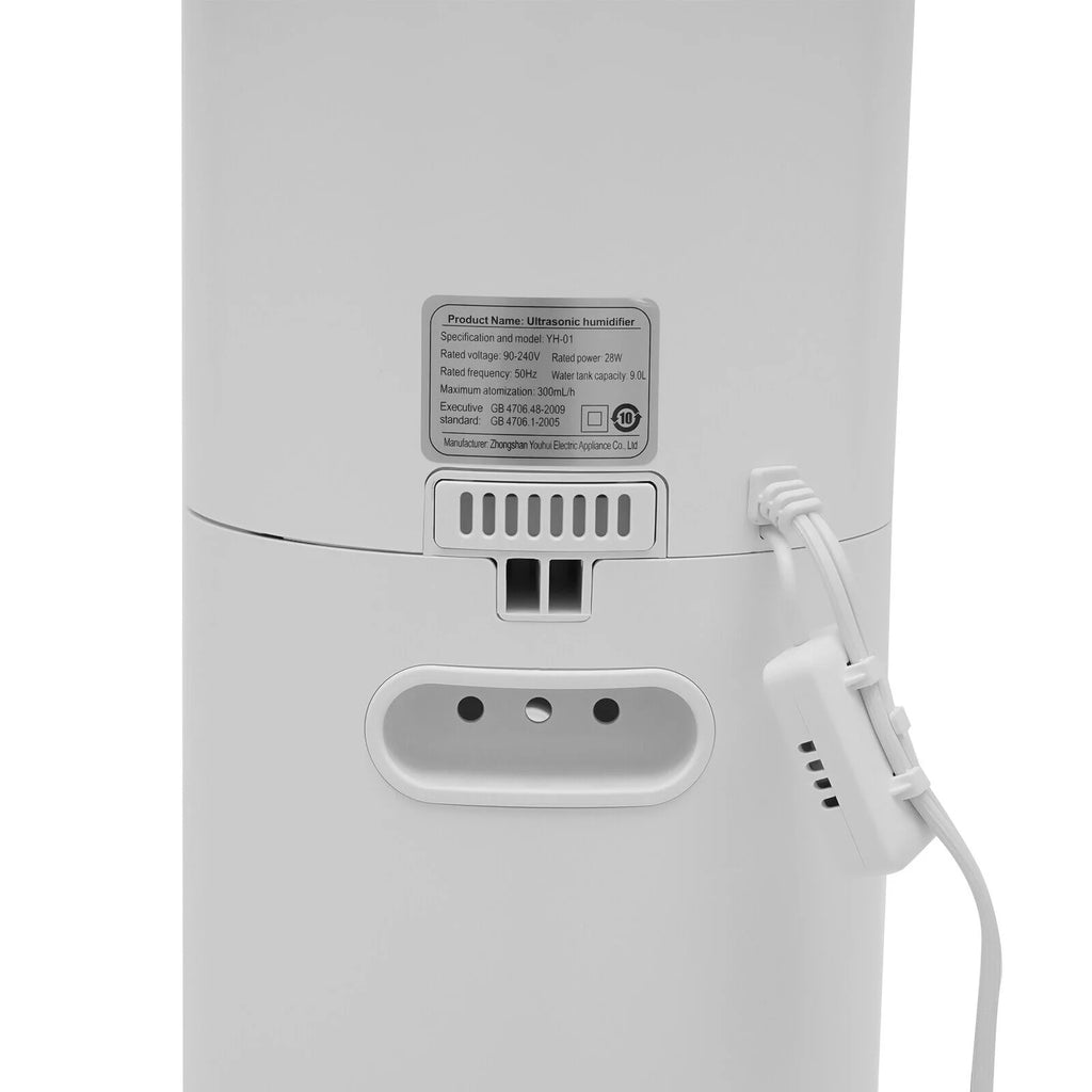 9L Large Room Ultrasonic Cool Mist Humidifier with Remote Control Q70300