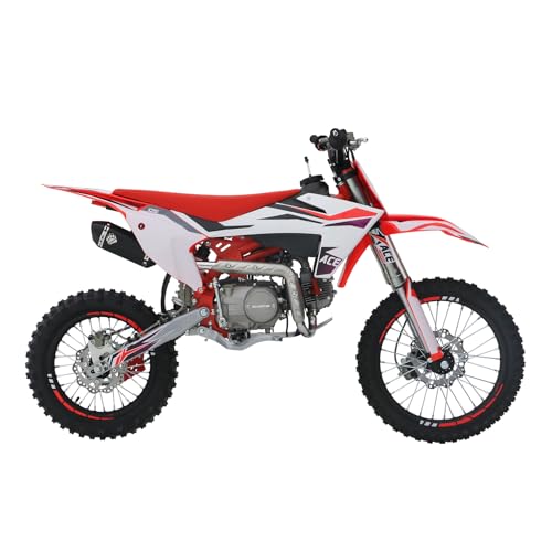 125CC Dirt Bike, 4-Speed Manual Clutch, 17"/14" Tires A8149