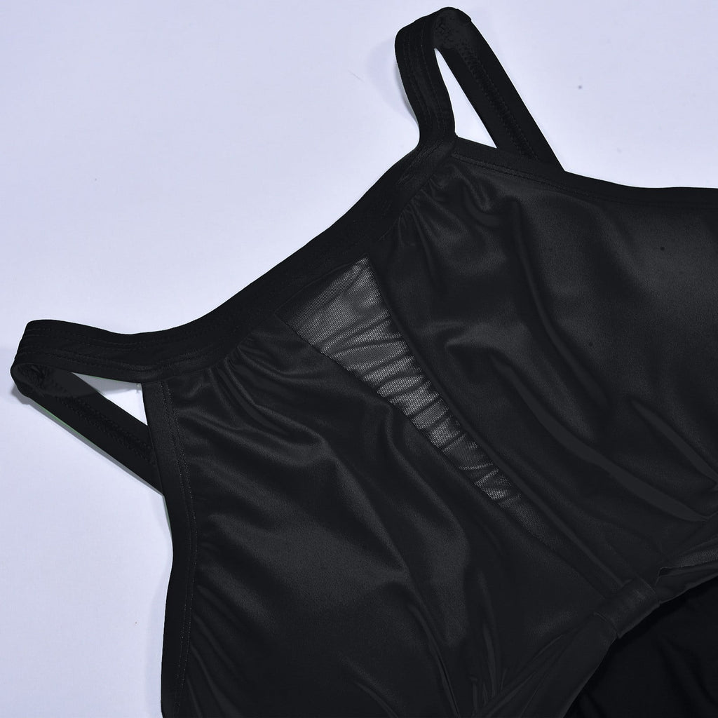 Women's Adjustable Skirt Style Swimsuit Set Z4585