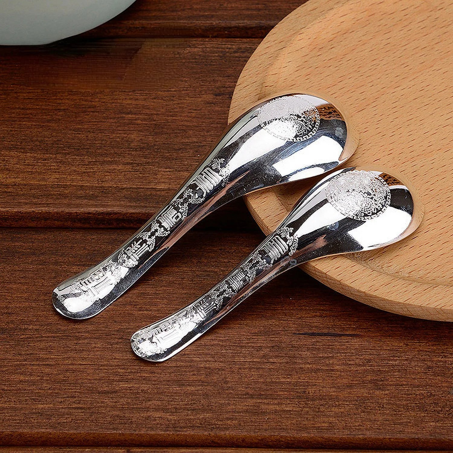 Sterling Silver Soup Spoon for Children and Adults S833