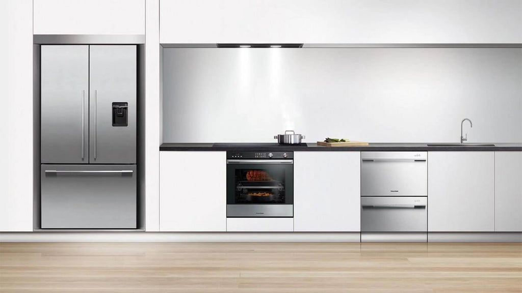 36 Inch Freestanding Counter Depth French Door Refrigerator in Stainless Steel J396