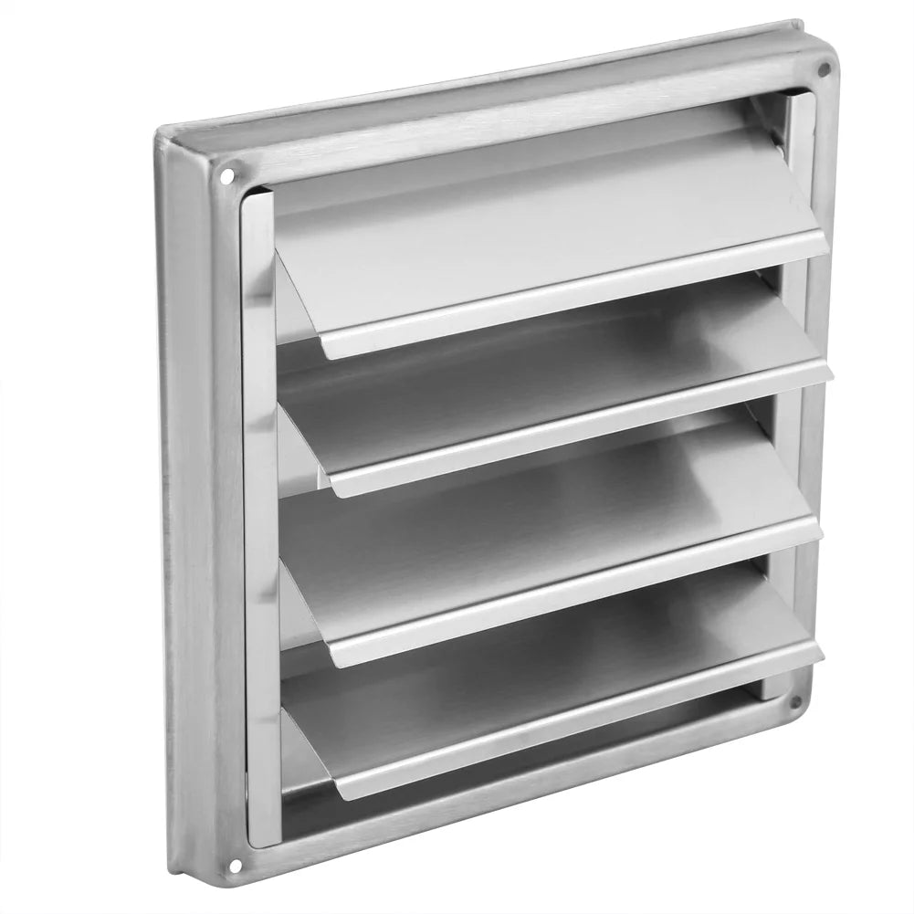 Dryer Vent Cover 100mm Stainless Steel Wall Vent with Moving Flaps M15926