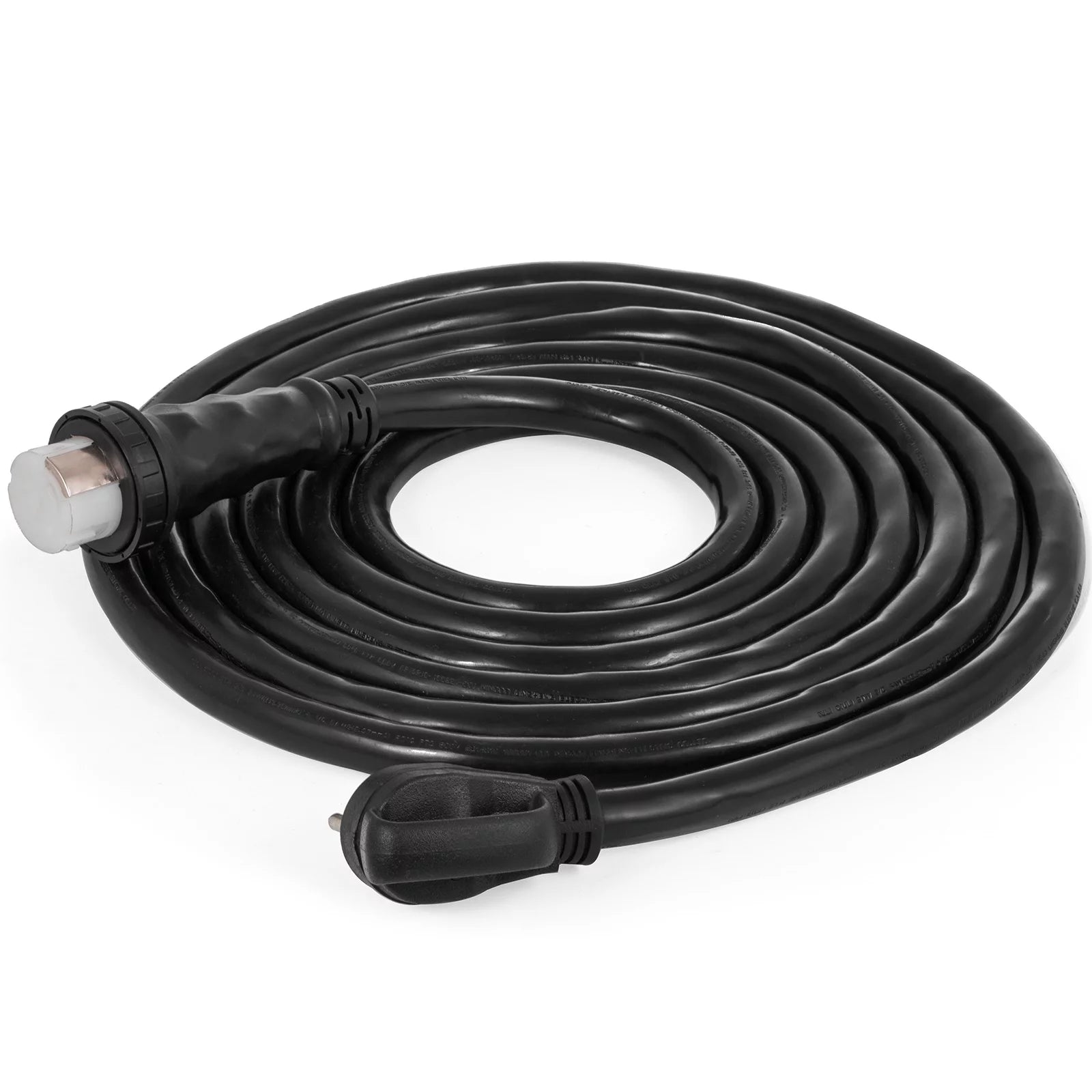 50 ft 50 Amp RV Shore Power Extension Cord, Weatherproof Heavy Duty Twist Lock Y966
