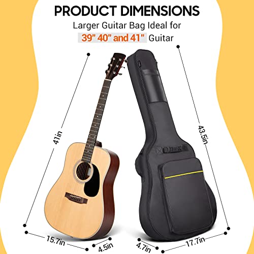 Electric Guitar Gig Bag 6mm Padding Backpack Soft Case Black Z99509