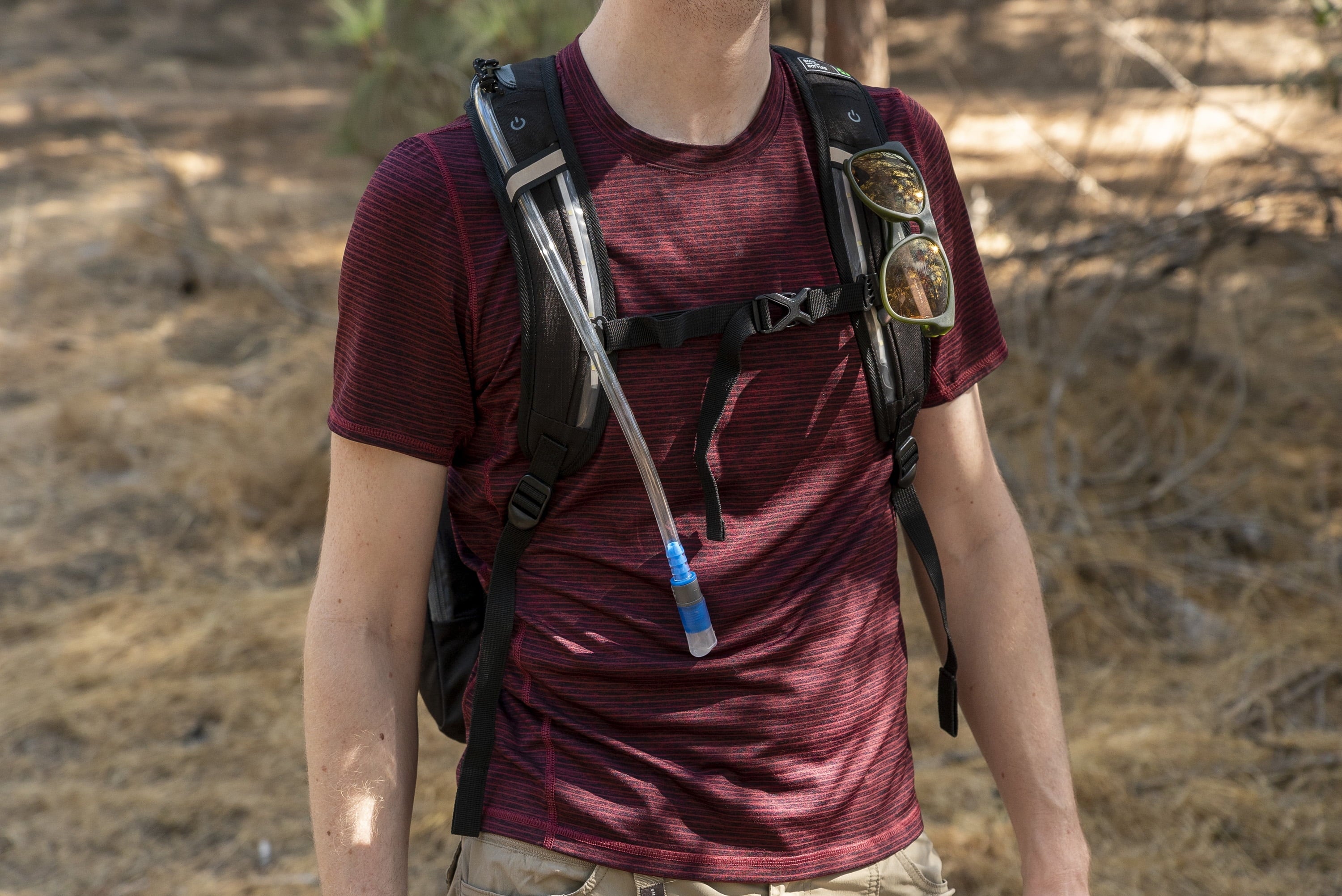 Hydration Backpack with 2 L Reservoir, Black J414129