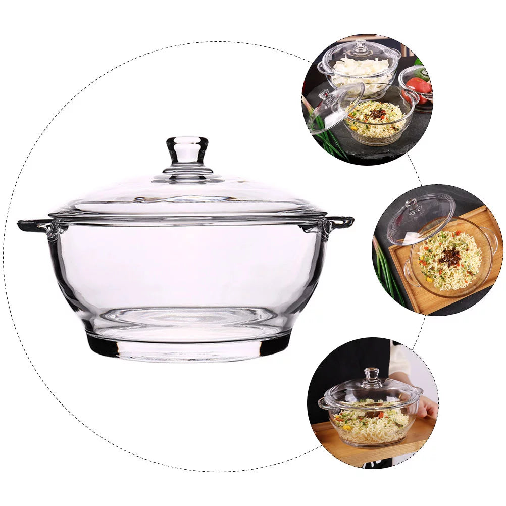 Tempered Glass Salad Bowl D2556