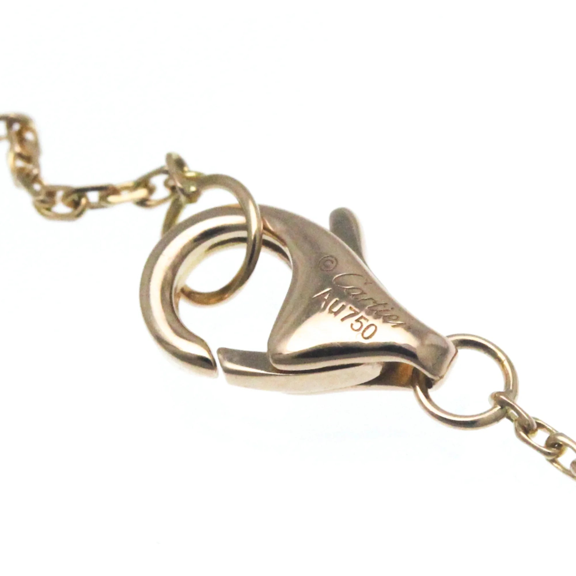 18K Gold Diamond Pendant Necklace O663485