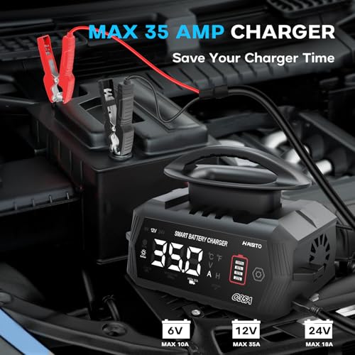 12V 24V 10-Stage Smart Battery Charger and Maintainer B154