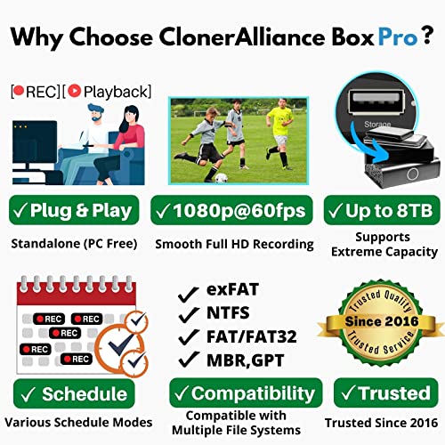 1080p 60fps Video Recorder with HDMI Capture and TV Playback P379828