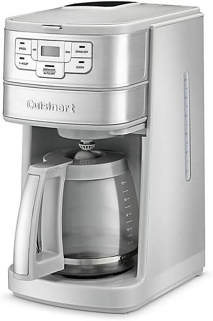 Automatic Grind and Brew 12-Cup Coffeemaker, Stainless Steel H603